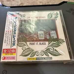 The Rolling Stones Paint it, Black CD with OBI Office 55 GPO-108 Japan Import